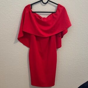 Grace Karin Red Off-Shoulder Dress
